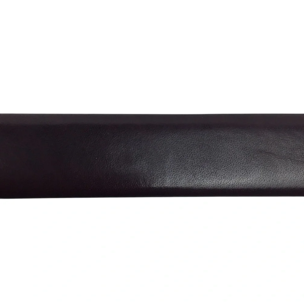 Jos, A Bank Italian Leather Dress Belt Mens 36 Brown